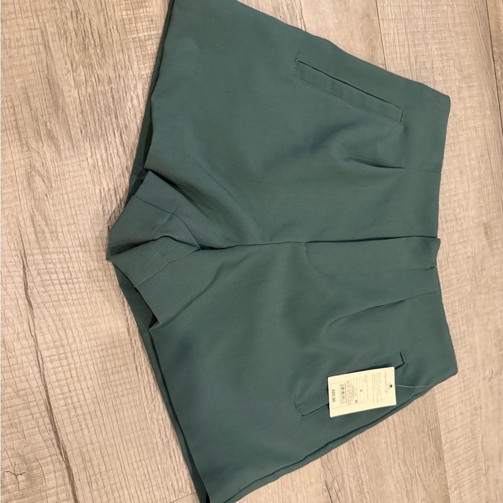 a new day  Green Women's Shorts